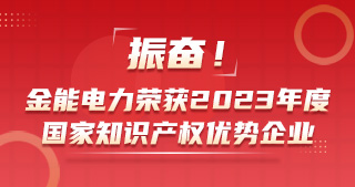 振奮！金能電力榮獲2023年度國家知識(shí)產(chǎn)權(quán)優(yōu)勢企業(yè)